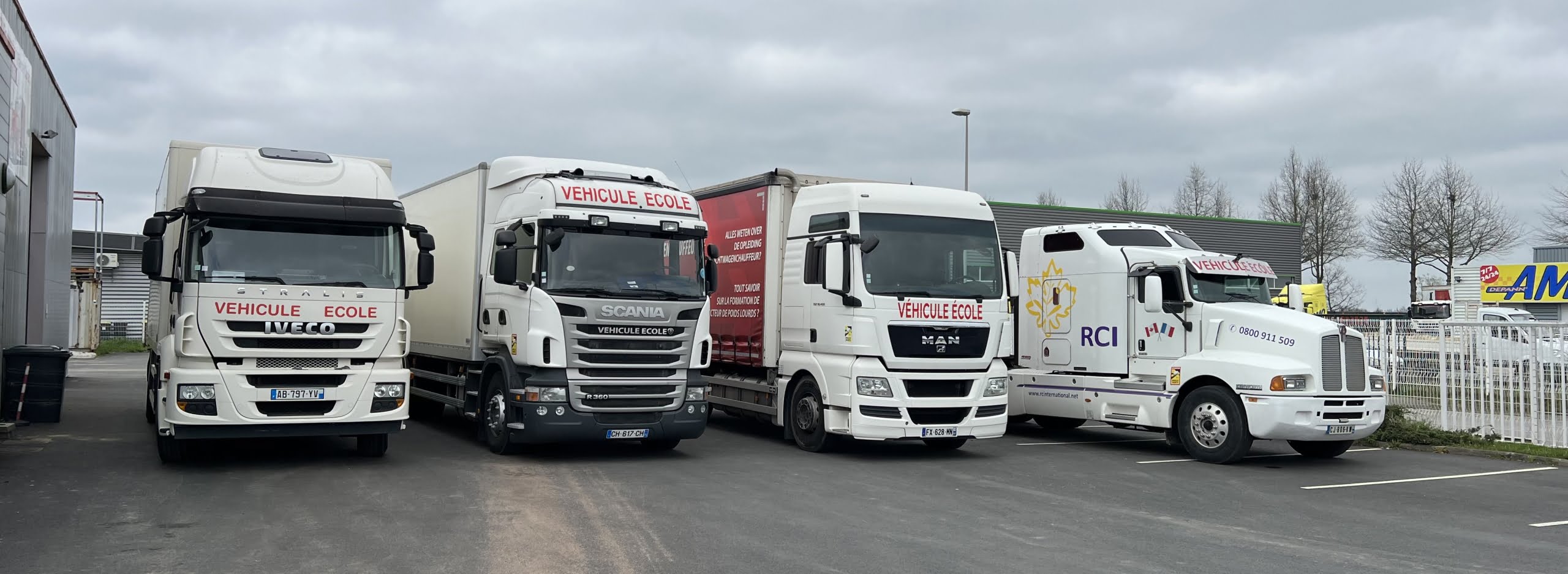 Types de camions sur les routes européennes